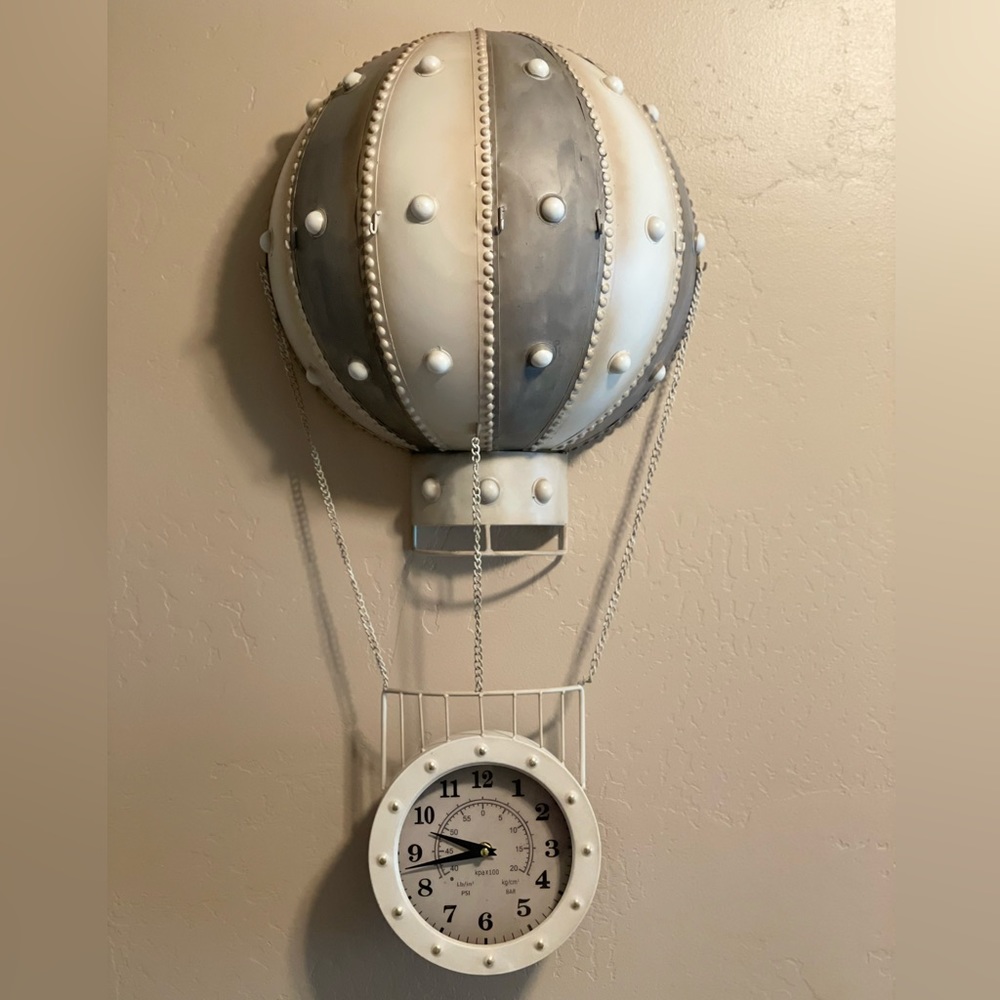Hot Air Balloon Wall Clock
